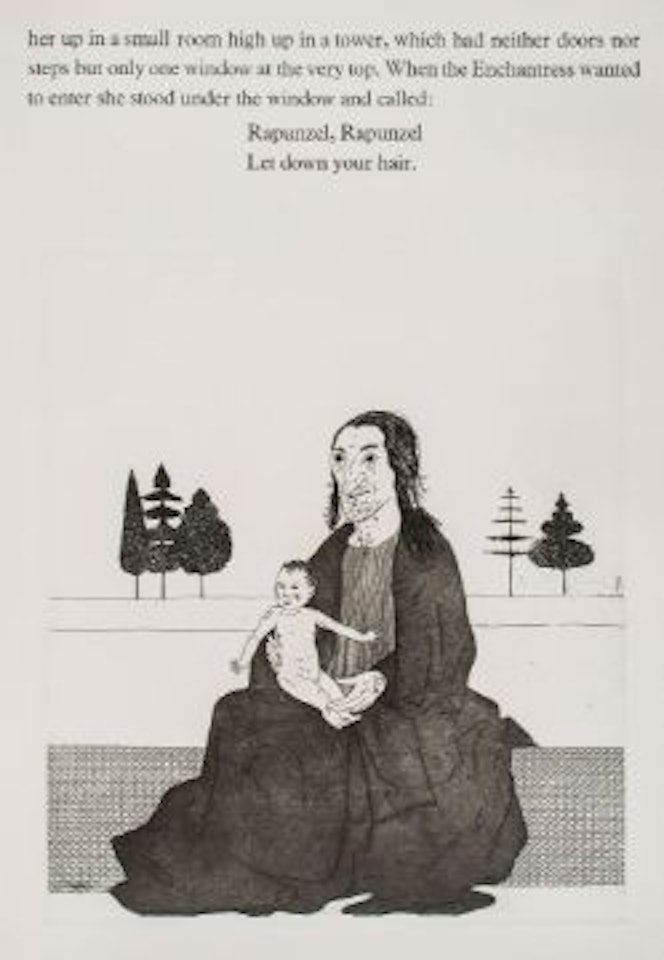Rapunzel (T. 78) the leporello by David Hockney