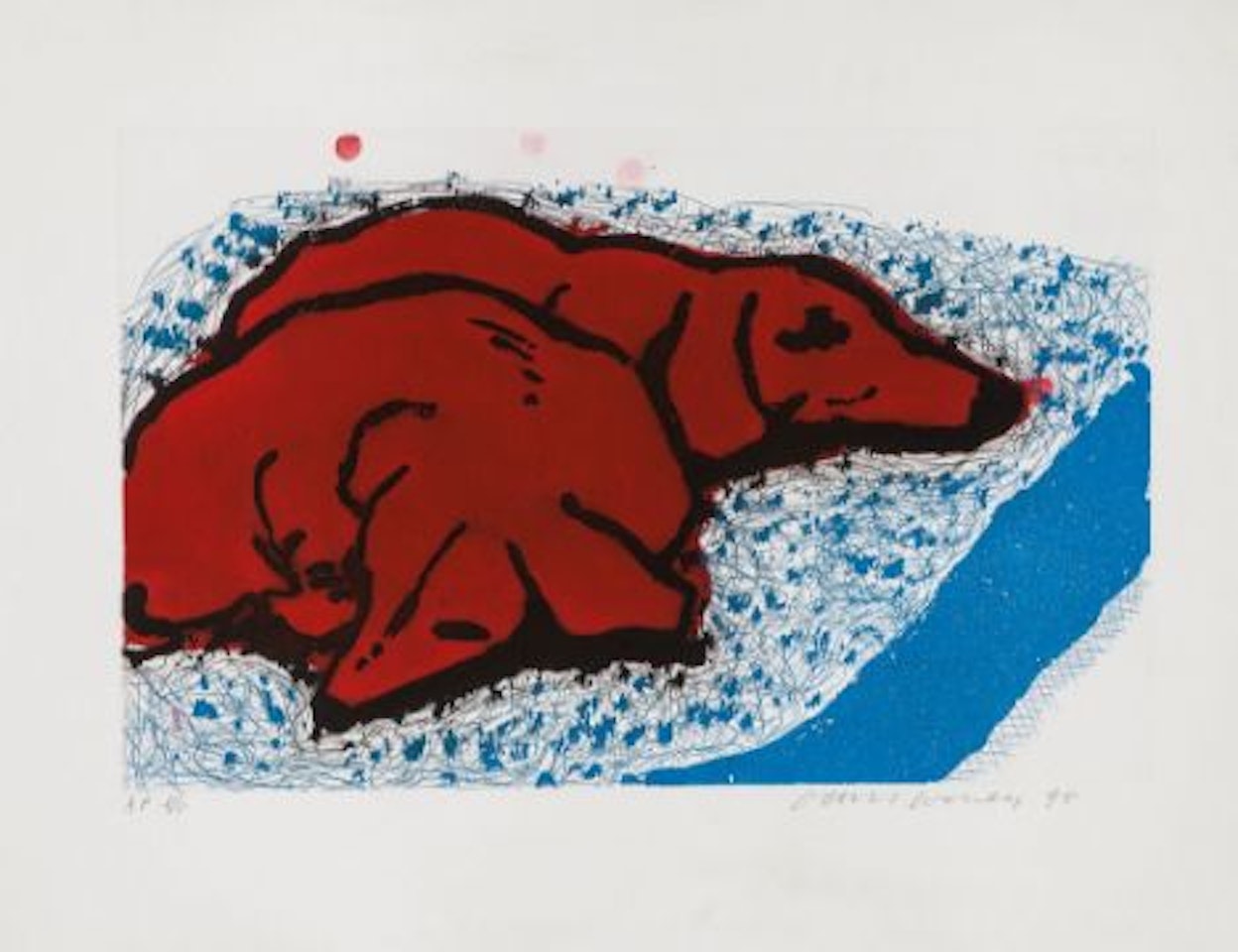 Small Dogs (T.344) by David Hockney