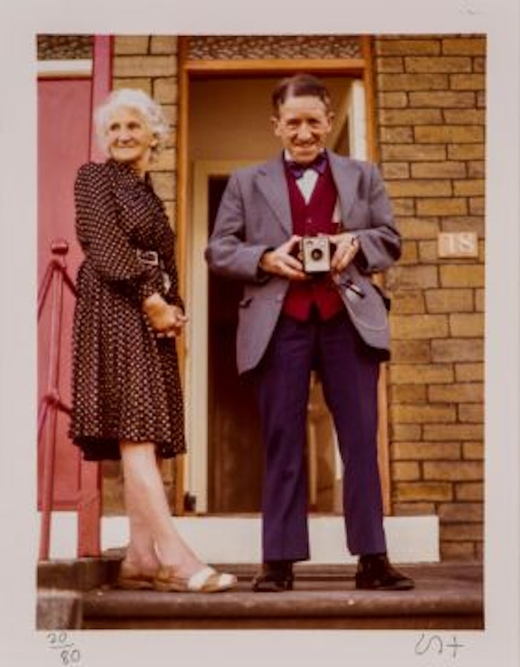 My Parents chromogenic print by David Hockney