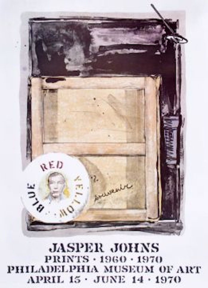Philadelphia Museum of Art Poster offset lithographic poster by Jasper Johns