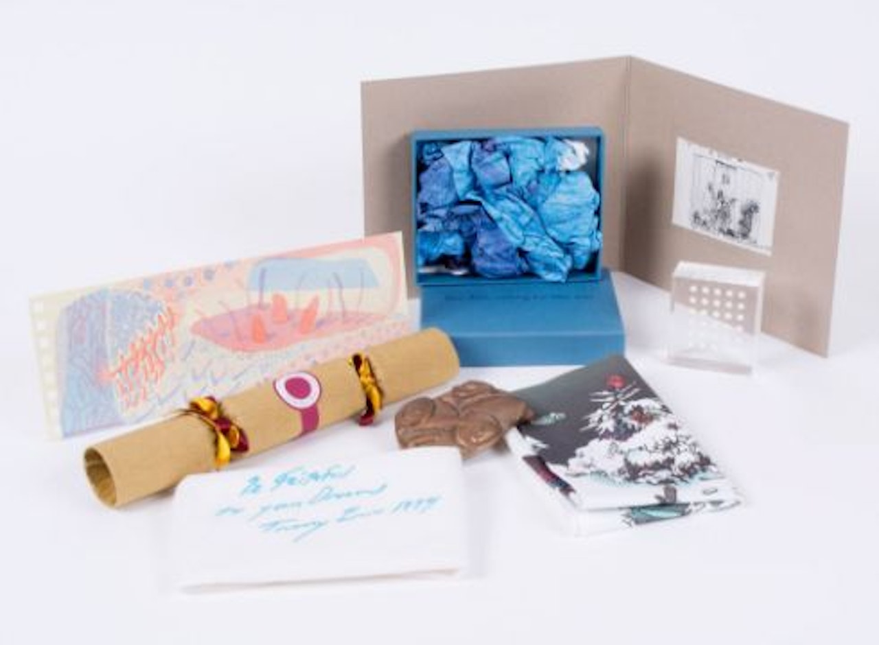 A collection of nine Momart Christmas Cards by Various Artists