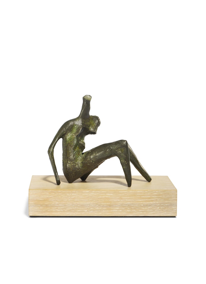 Maquette for Seated Torso by Henry Moore