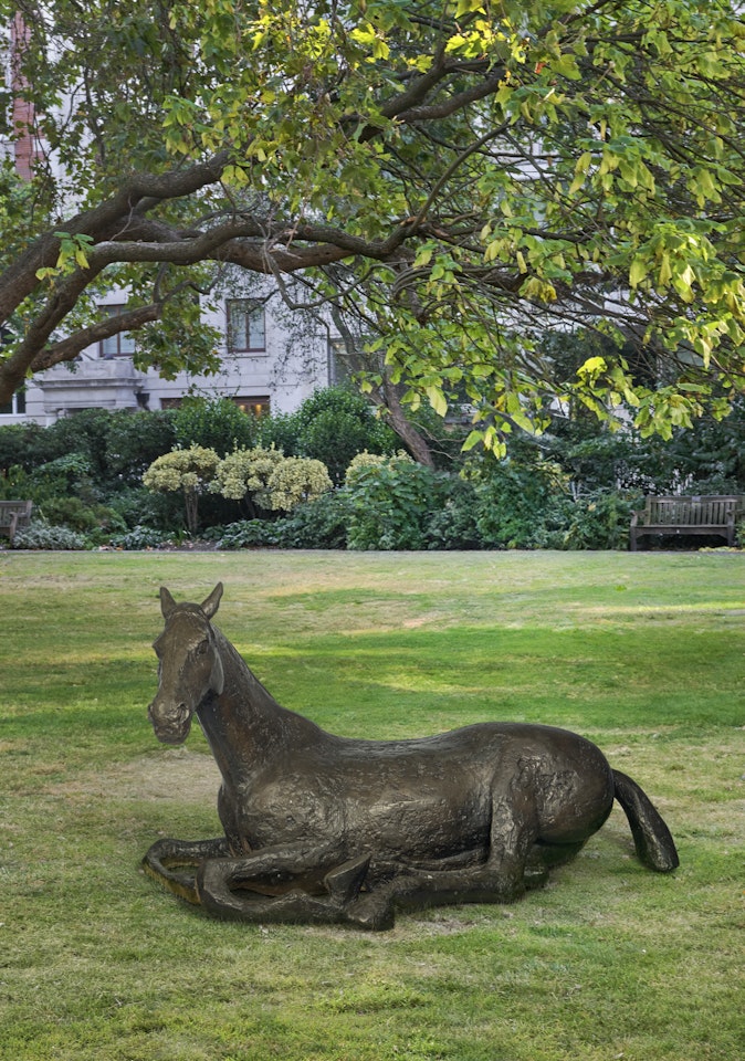 Lying Down Horse by Elisabeth Frink