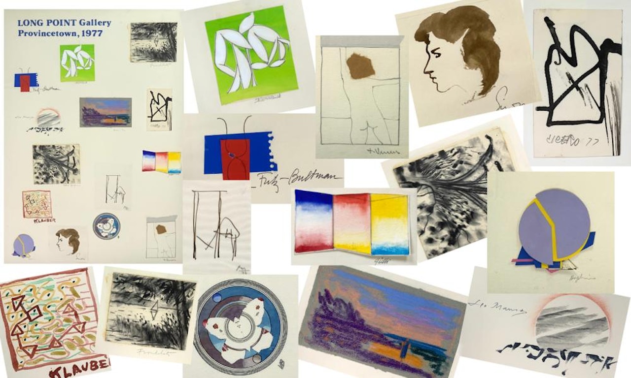 Long Point Gallery Exhibition one-of-a-kind "POSTER" with ORIGINAL art by 14 artists by Various Artists