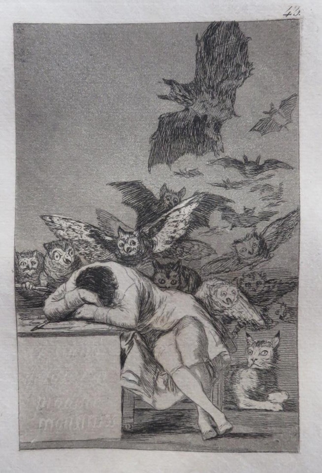 The Sleep of Reason Produces Monsters by Francisco José de Goya