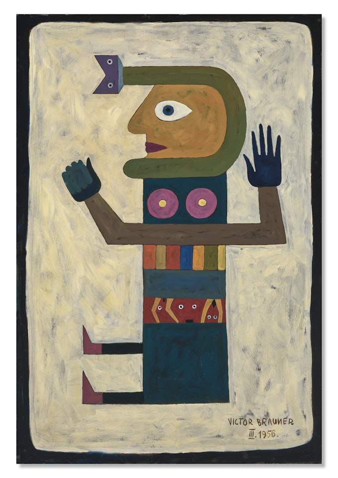 L"Émotion immobile; Peint en mars by Victor Brauner