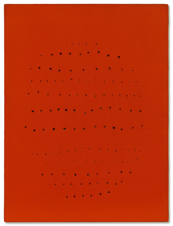 Concetto spaziale by Lucio Fontana