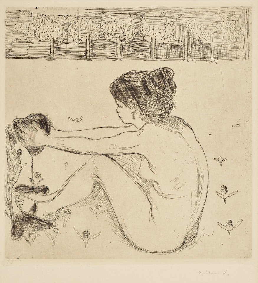 Das weib und das Herz (The Woman and the Heart) by Edvard Munch