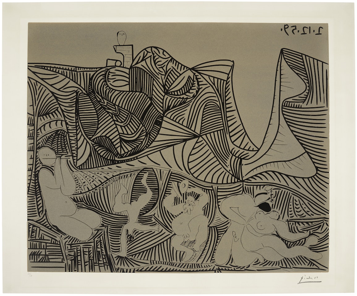 Bacchanale au hibou by Pablo Picasso