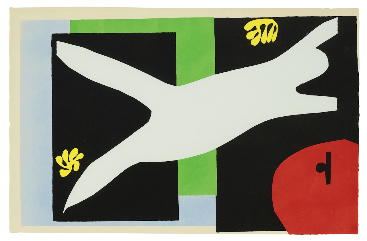 La nageuse dans l"aquarium, from Jazz by Henri Matisse