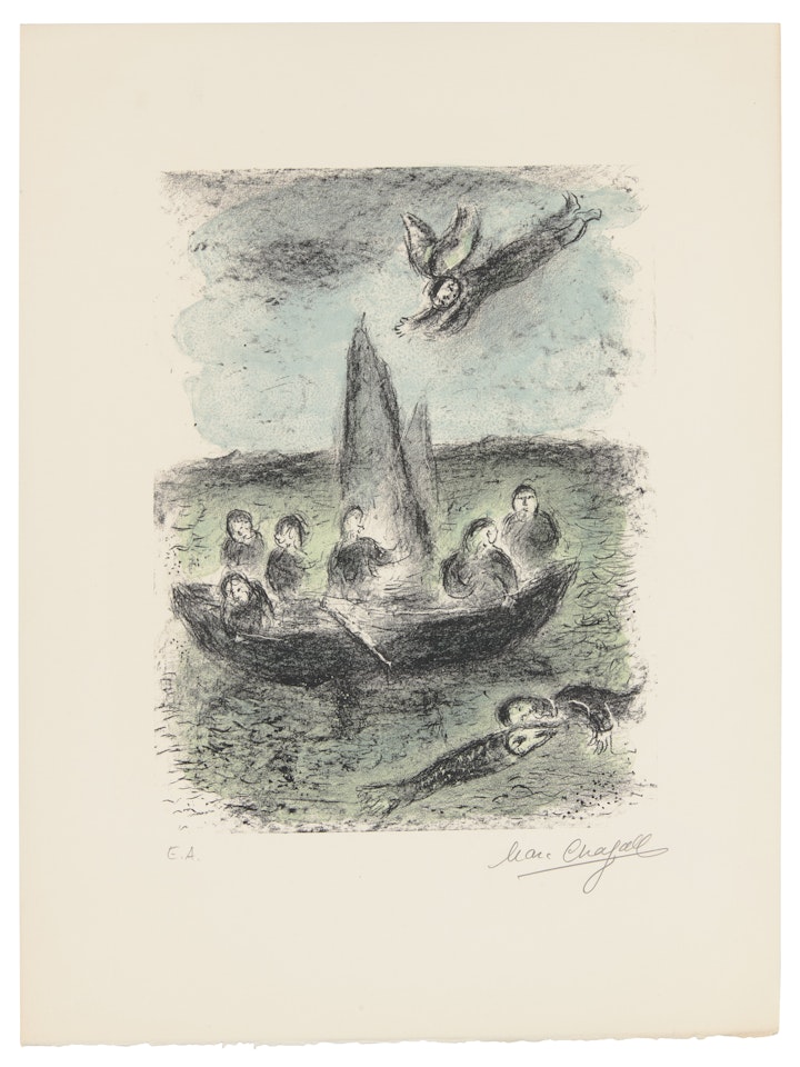 La Barque de Jonas by Marc Chagall