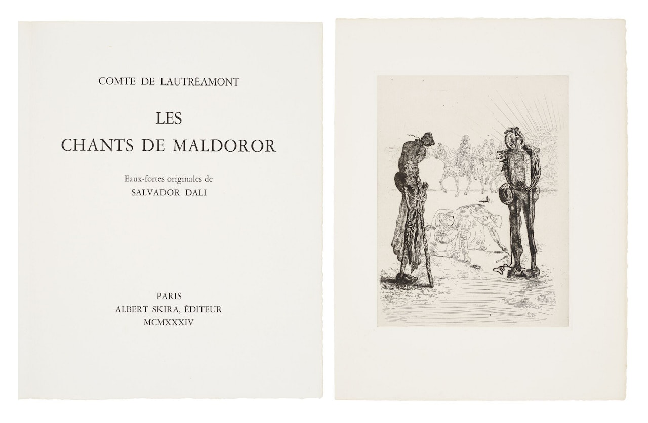 Les Chants de Maldoror by Salvador Dali