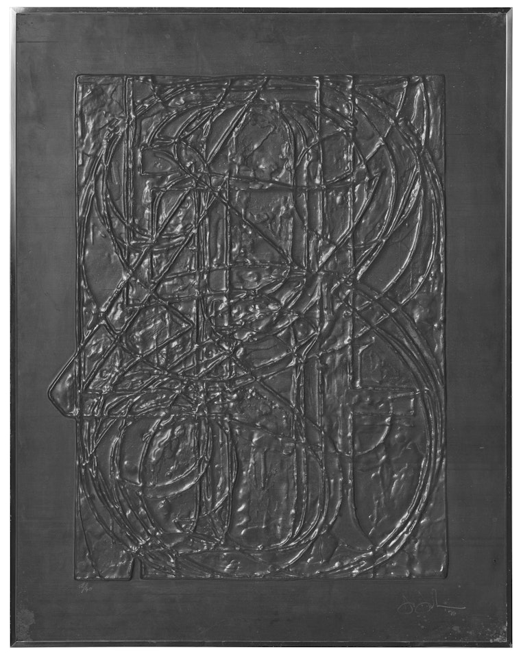 0 Through 9, from Lead Reliefs by Jasper Johns