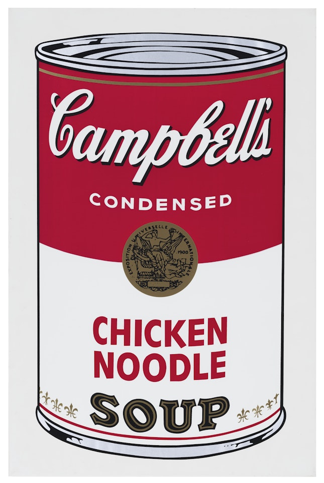 Chicken Noodle Soup, from Campbell"s Soup I by Andy Warhol