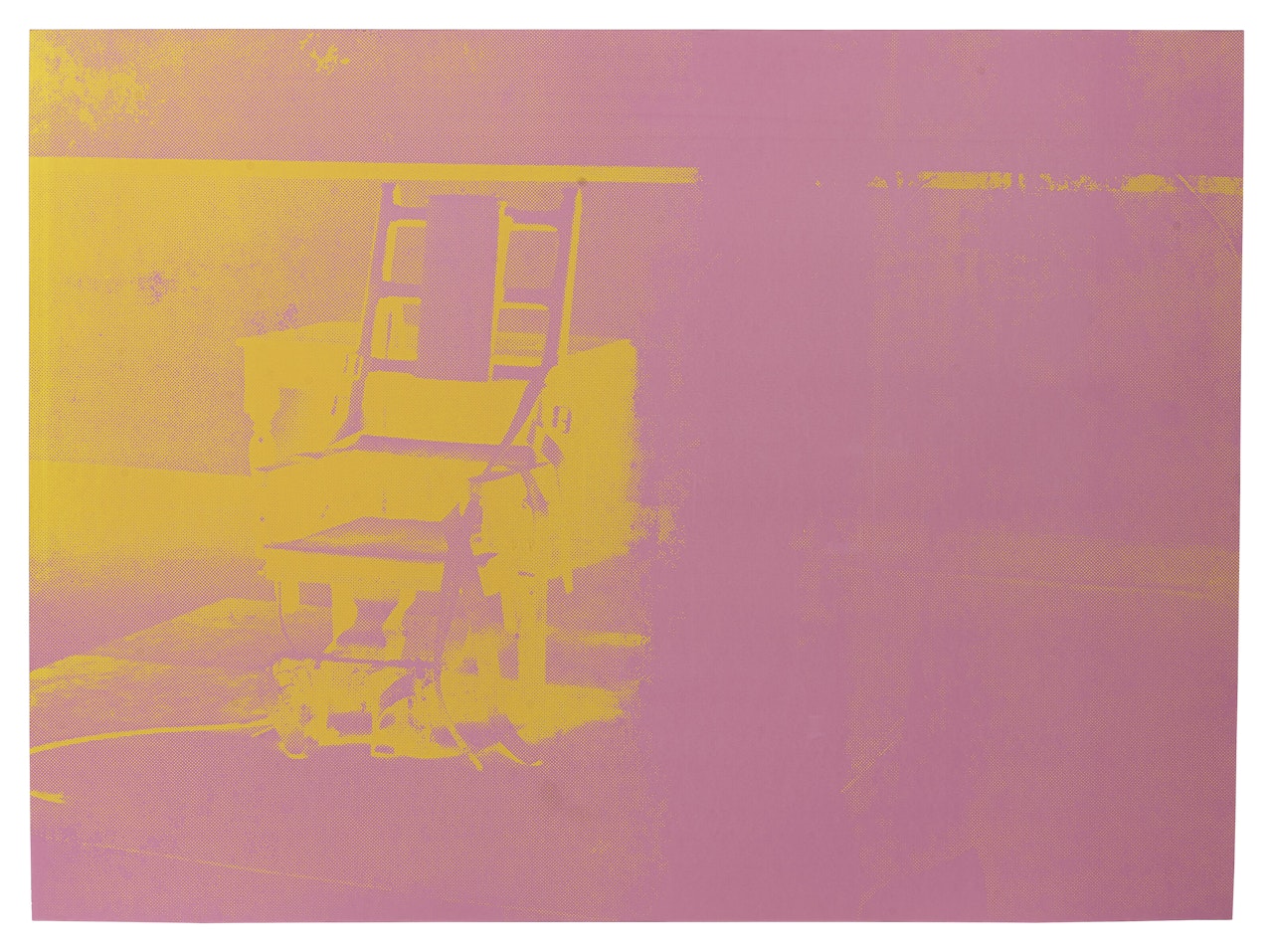 Electric Chair: One Print by Andy Warhol