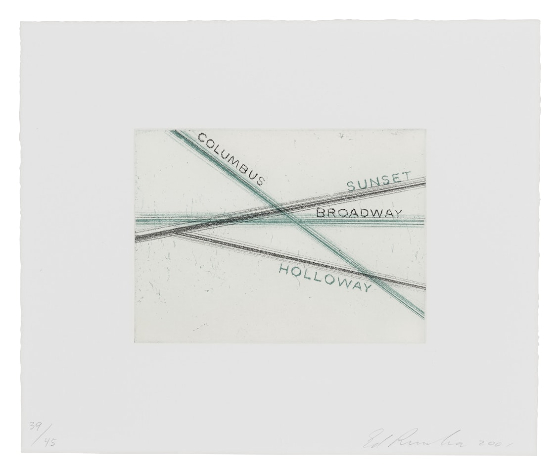 Los Francisco San Angeles by Ed Ruscha