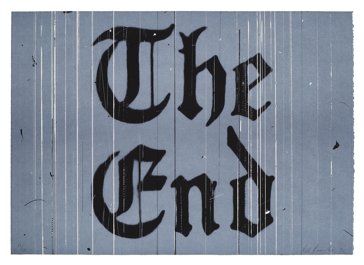 The End by Ed Ruscha