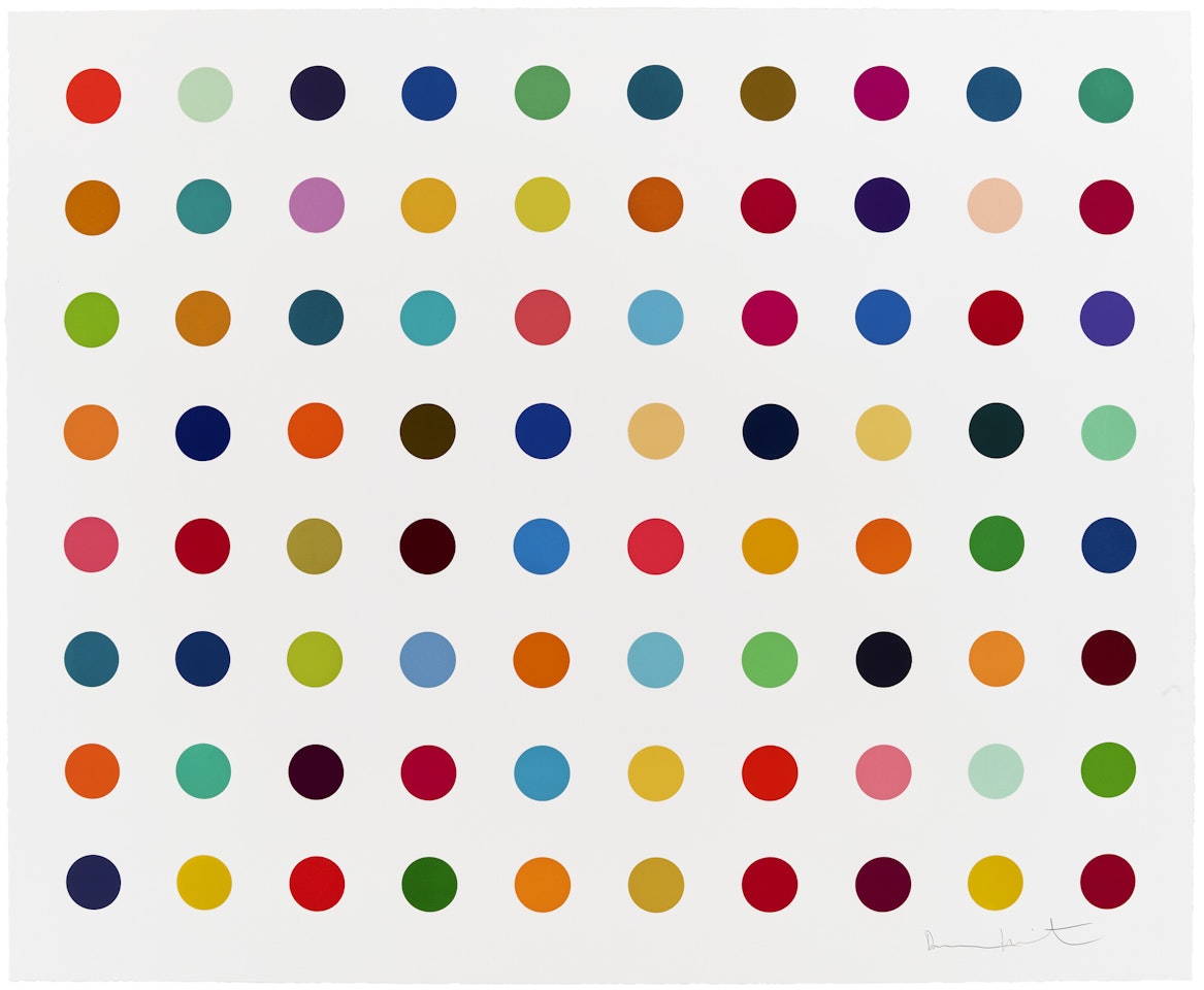 Dequalinium Chloride by Damien Hirst