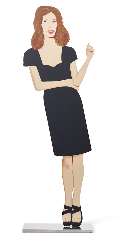 Black Dress 2 (Cecily), from Black Dress (cutout edition) by Alex Katz