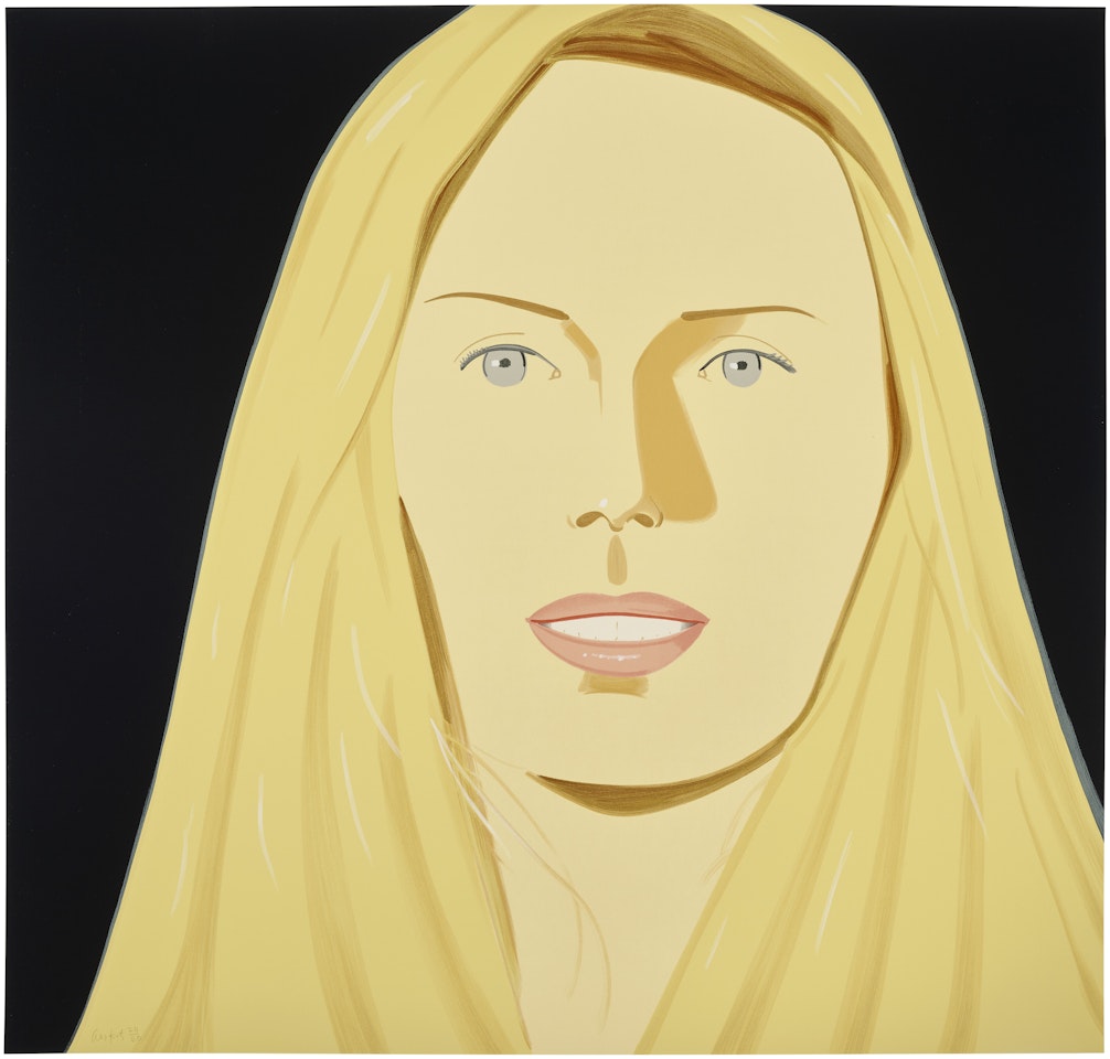 Sara, from Three Portraits Silkscreen Suite by Alex Katz