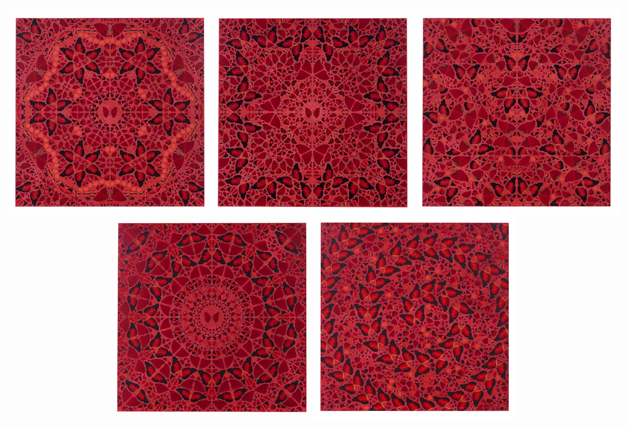 The Empresses (H10-1 - H10-5) by Damien Hirst
