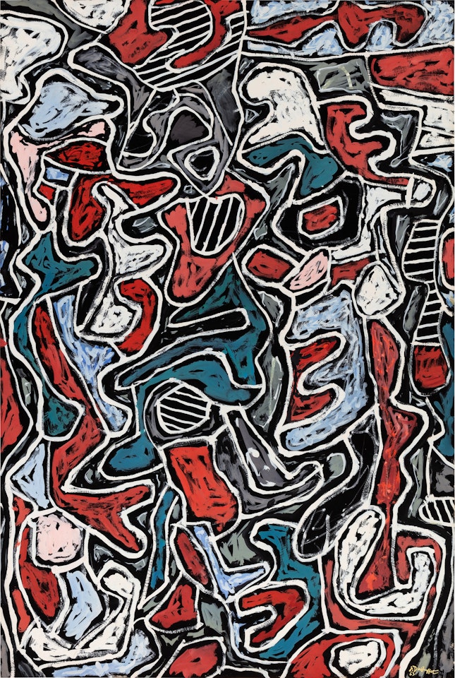 Memoria (Deux personnages) by Jean Dubuffet