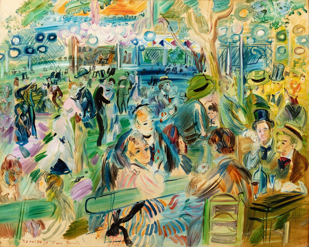 Le Bal du Moulin de la Galette by Raoul Dufy