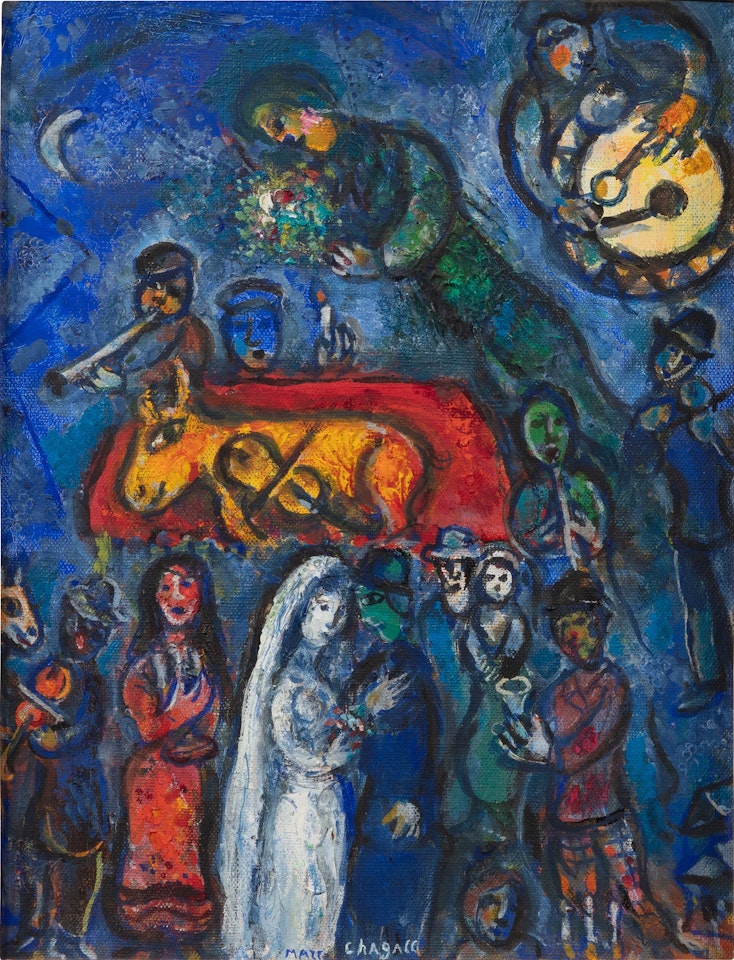 Le Mariage aux musiciens by Marc Chagall