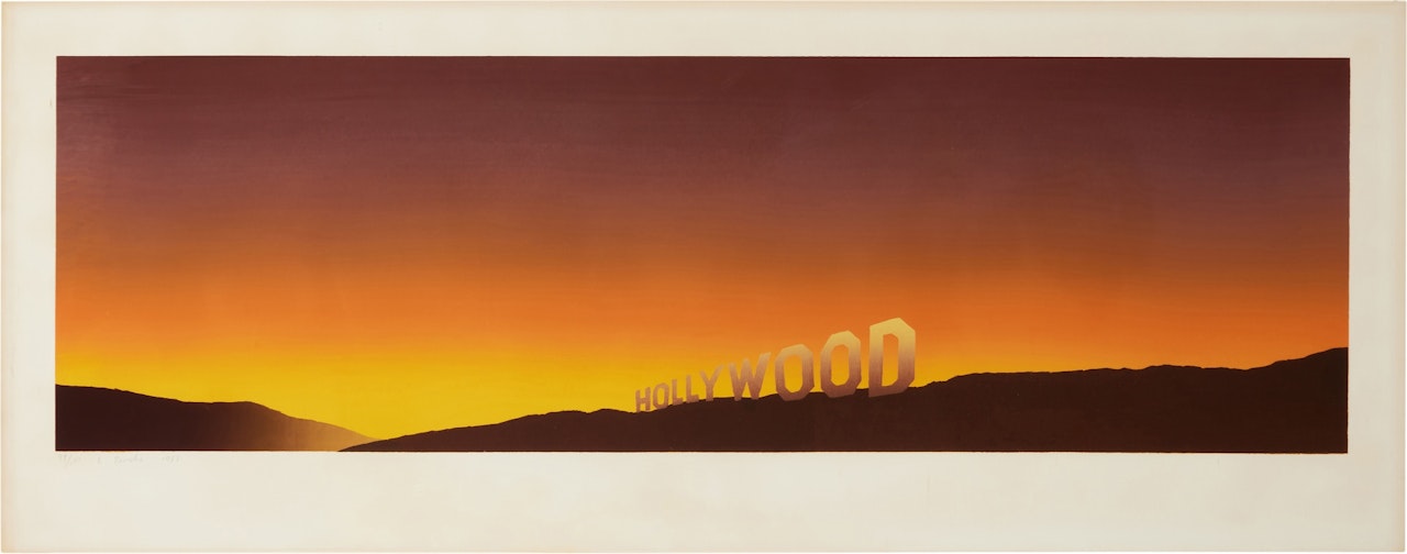 Hollywood (Engberg 7) by Ed Ruscha
