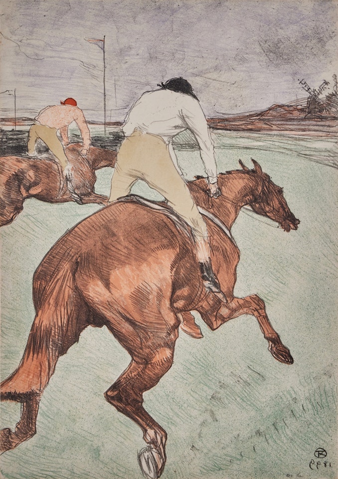 Le Jockey (Delteil 321; Adriani 345; Wittrock 308) by Henri de Toulouse-Lautrec