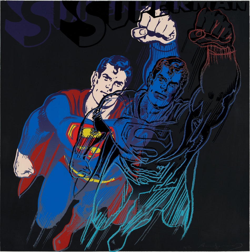 Superman, from Myths (Feldman & Schellmann II.260) by Andy Warhol