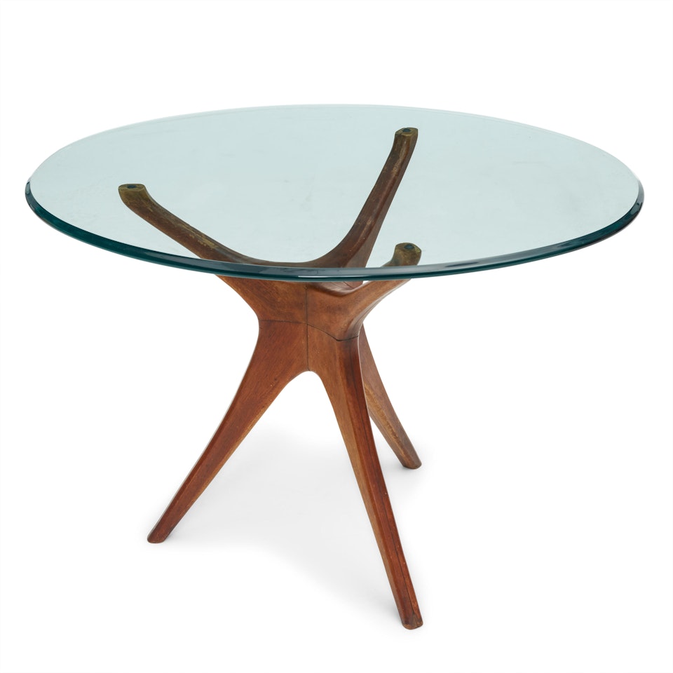 Tri-Symmetric Table Base by Vladimir Kagan