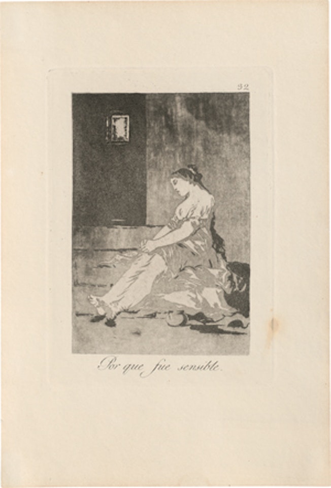 Por que fue sensitive by Francisco José de Goya