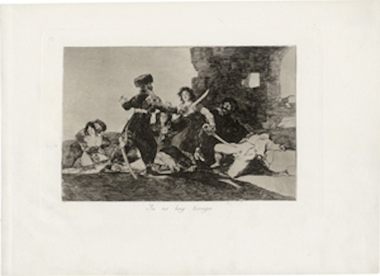 Ya no hay tiempo by Francisco José de Goya
