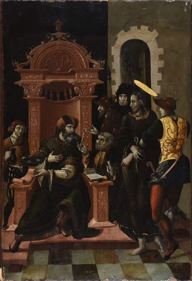 Christ before the High Priest (John XVIII. 19 - 24) by German School