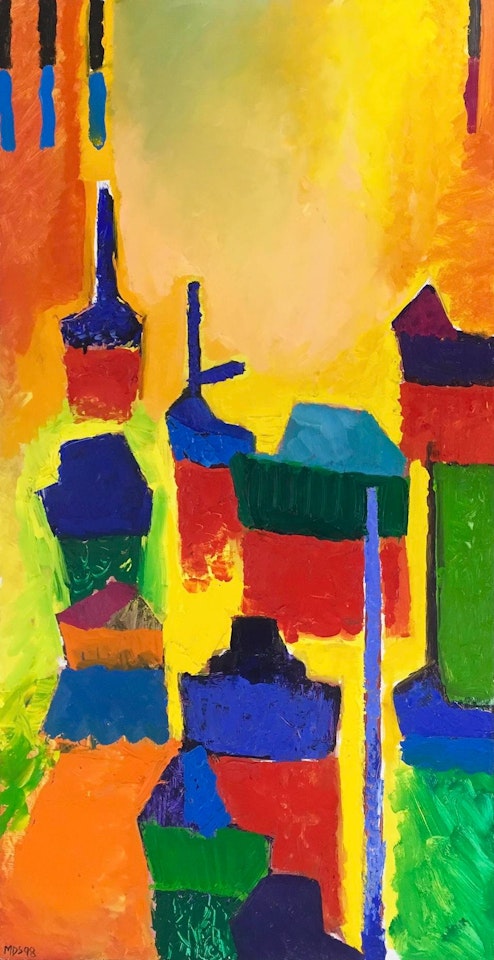 Blue Mast II (Okahu Bay) by Michael Smither