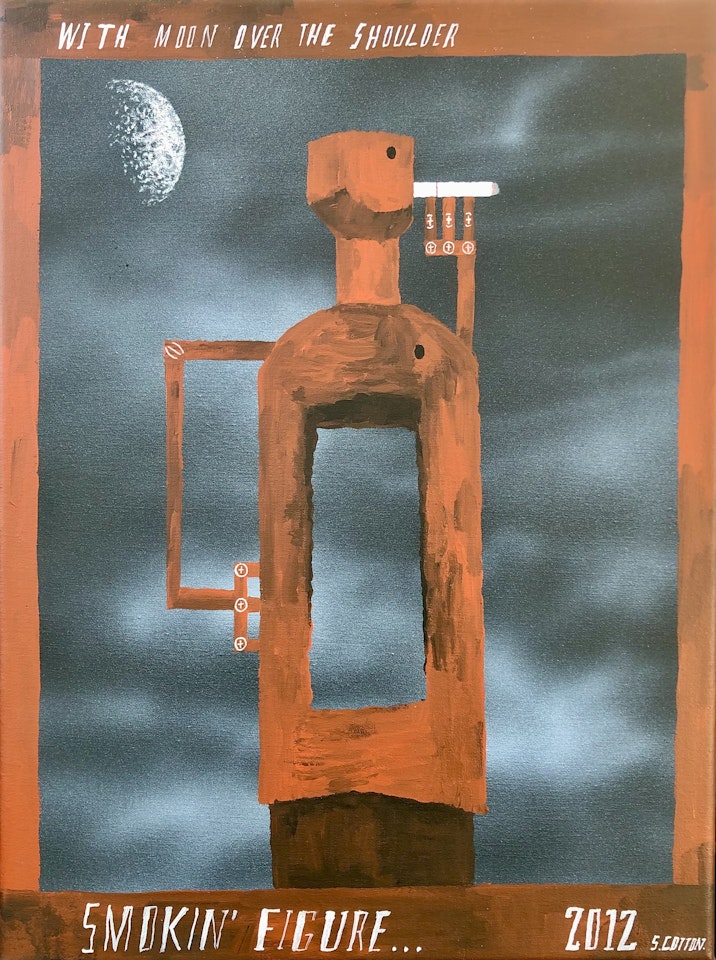 Smokin" Figure by Shane Cotton