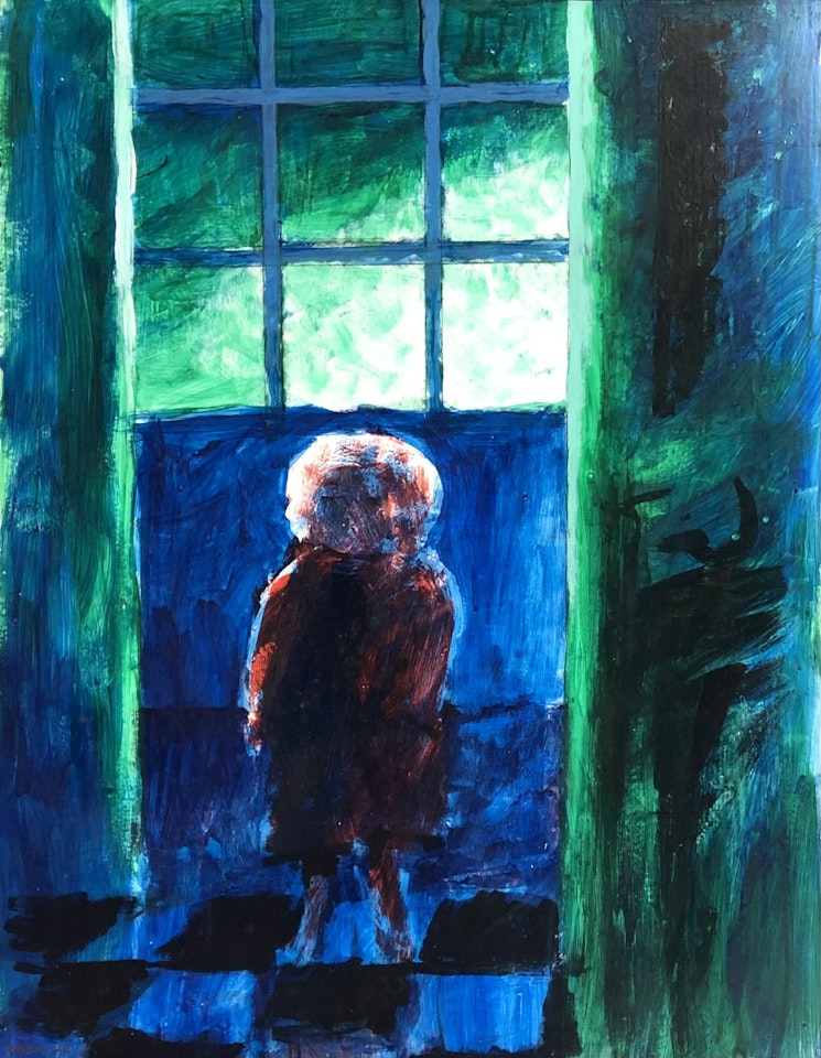 Sarah at the Door by Michael Smither