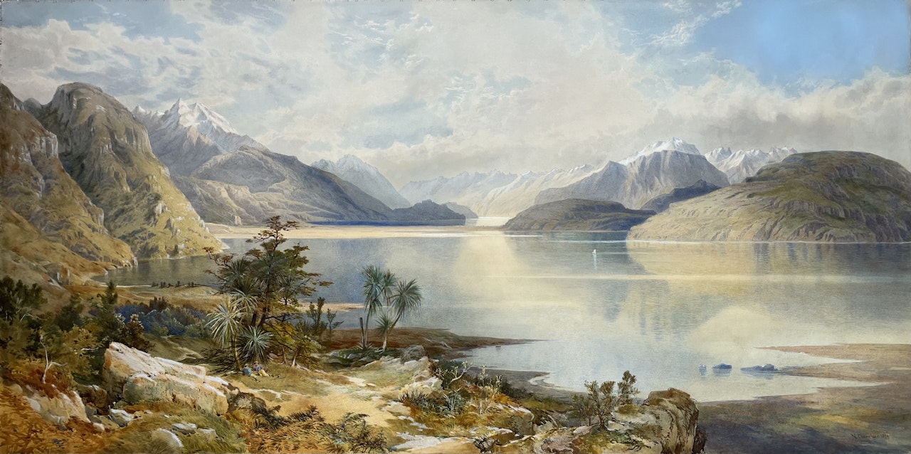 Lake Wakatipu by Nicholas Chevalier