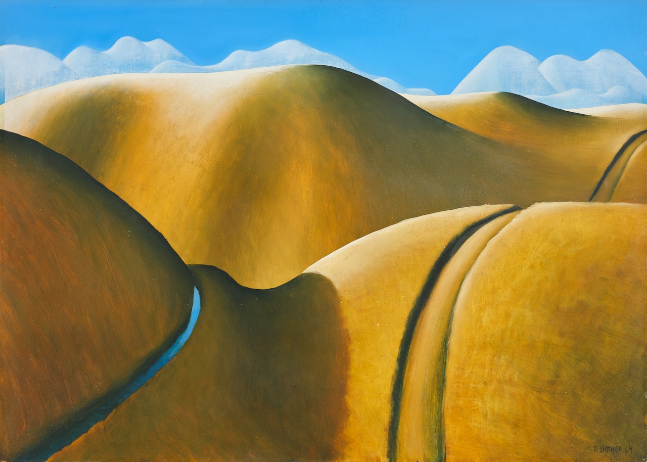 Contoured Hills by Michael Smither