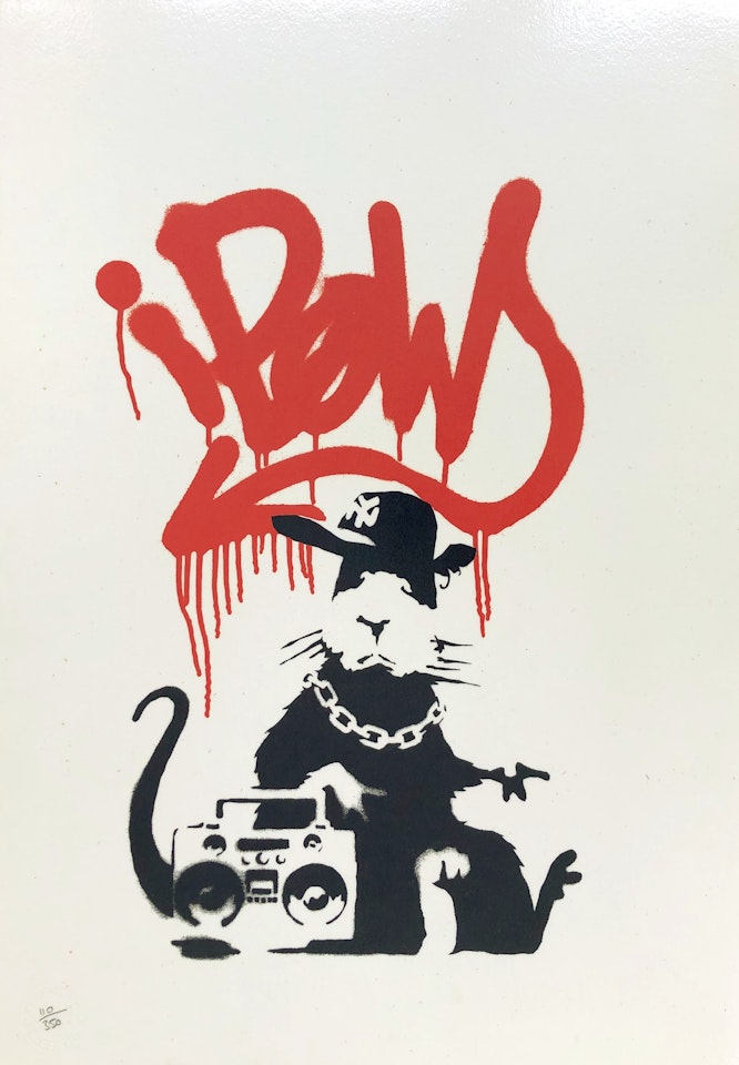 Gangsta Rat by Banksy