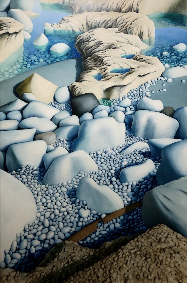 Two Rock Pools by Michael Smither