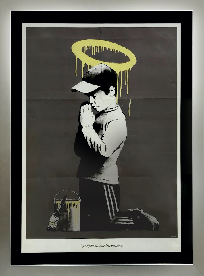Forgive Us Our Trespassing by Banksy