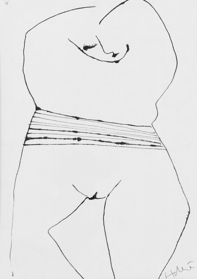 Nude Study 6 by Ralph Hotere