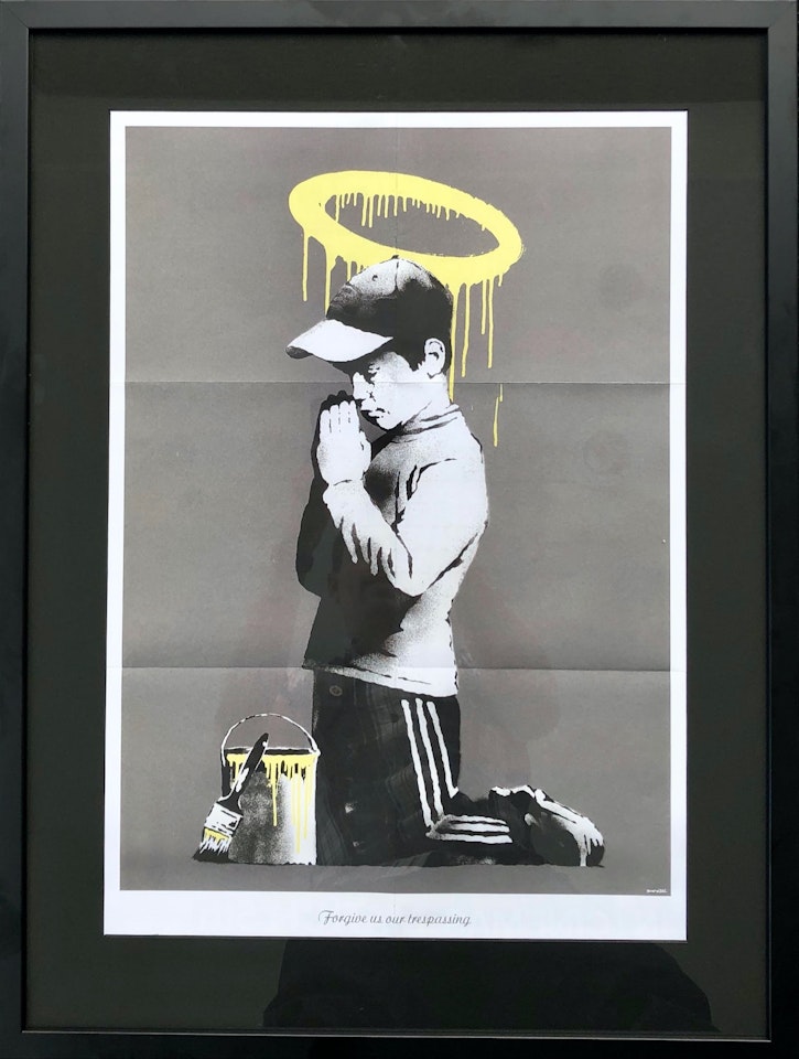 Forgive Us Our Trespassing by Banksy