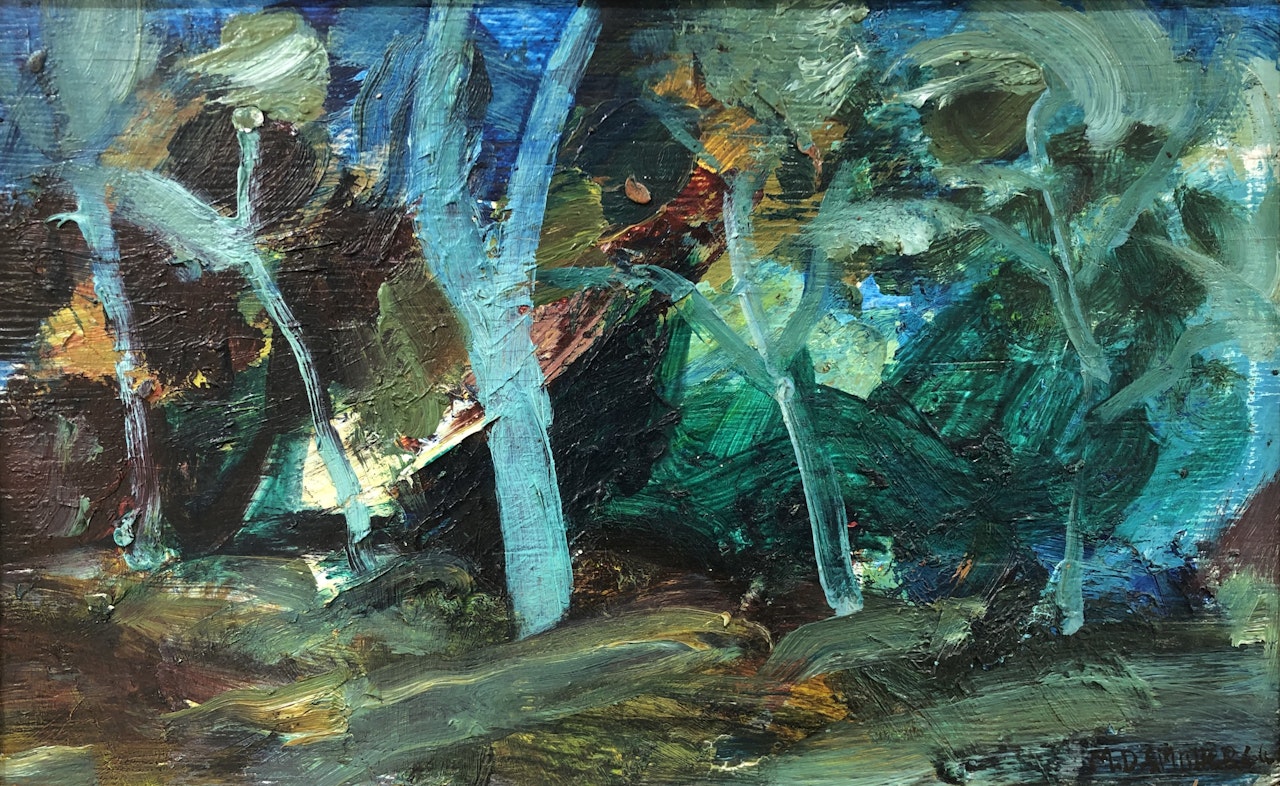 Untitled Trees by Michael Smither