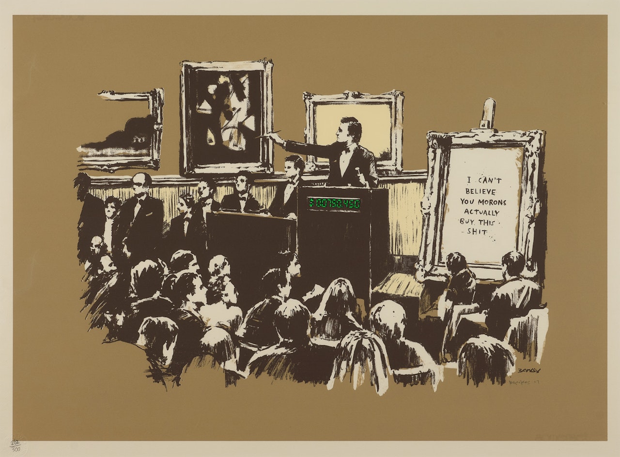 Morons by Banksy
