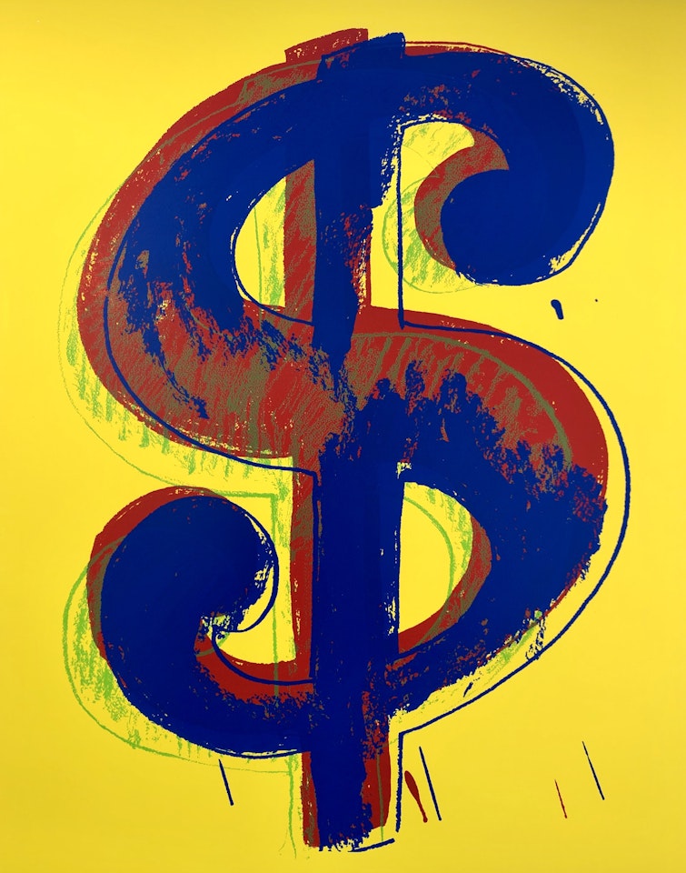 Dollar Sign by Andy Warhol