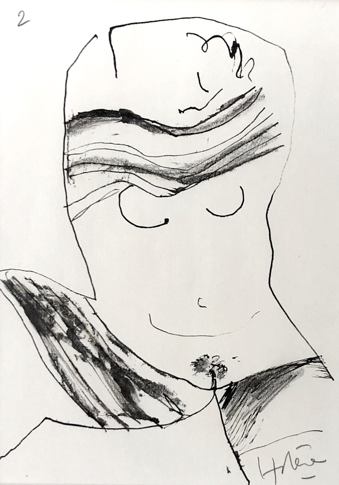 Nude #2 by Ralph Hotere