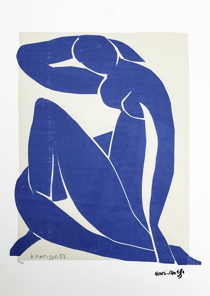 Blue Nude II (Nu bleu II) by Henri Matisse